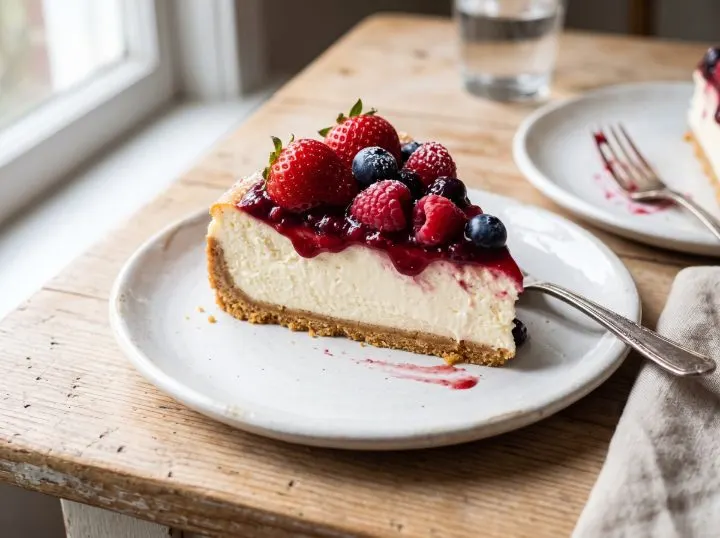 Cheesecake de frutas vermelhas